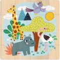 Vilac Wooden Puzzle World Animals